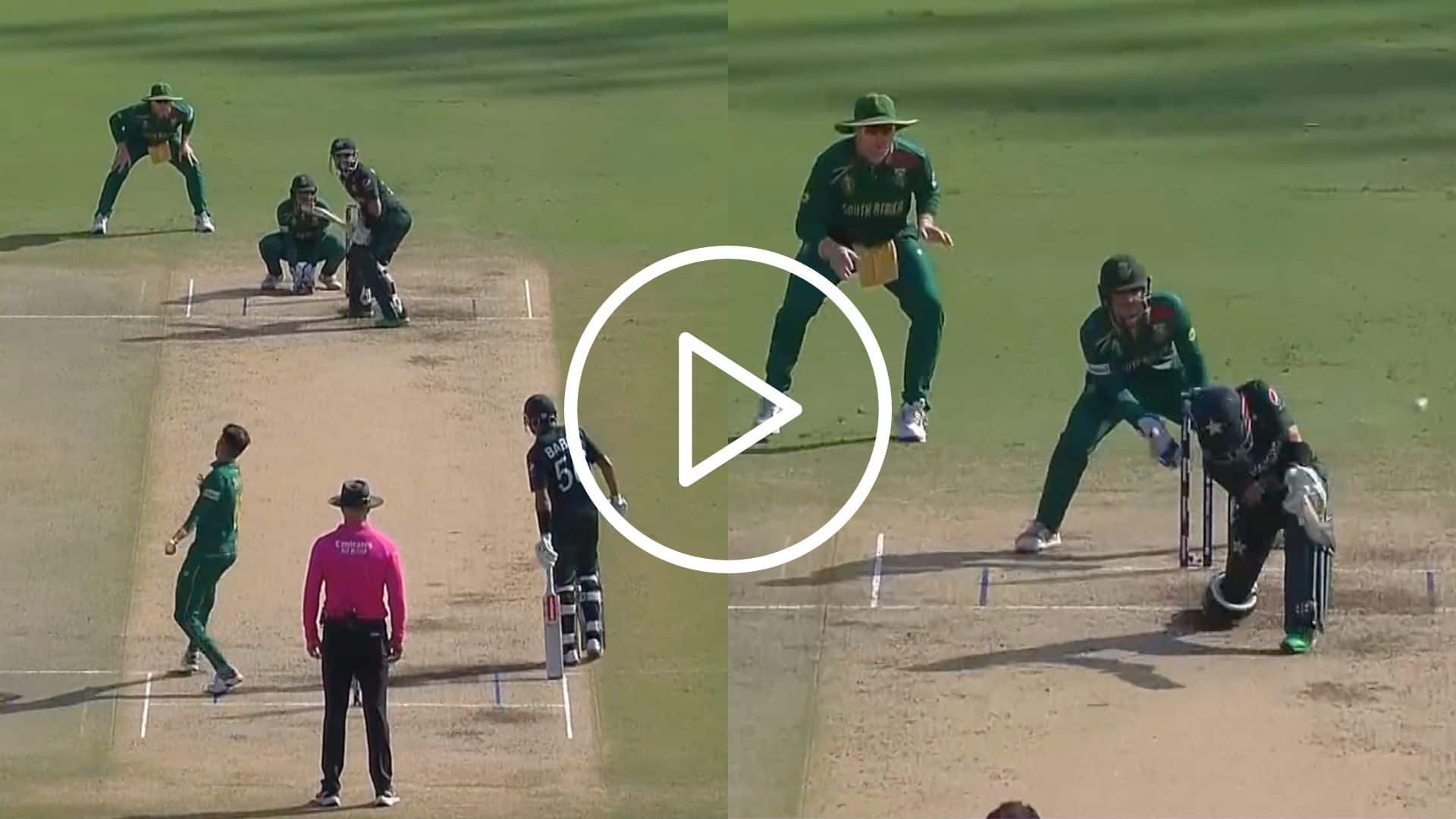 [Watch] Mohammad Rizwan Sends Keshav Maharaj Into The Stands With ‘Monstrous’ Six